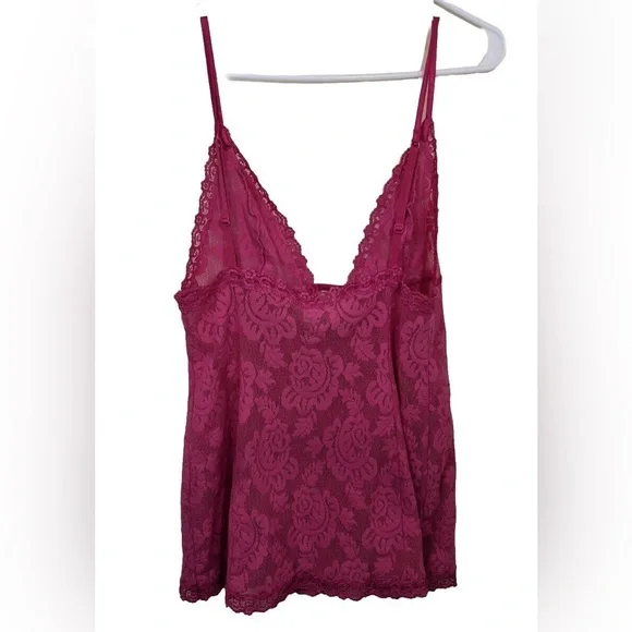 Victoria's Secret Pink Nylon Lace Sheer Floral - Picture 2 of 4